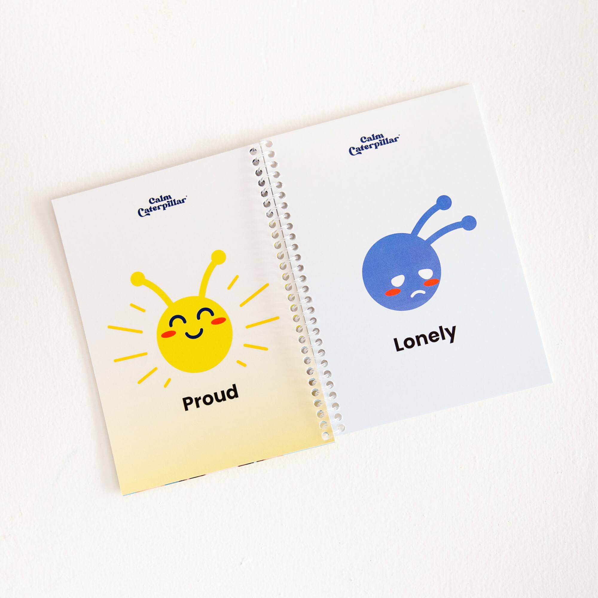 The Calm Caterpillar® Feelings & Emotions Flashcards for Kids